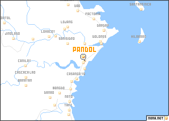 map of Pandol