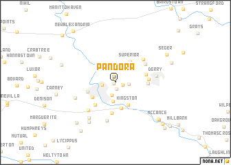 map of Pandora