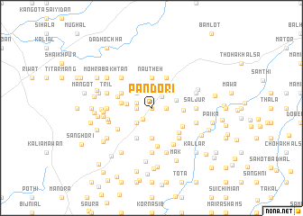 map of Pandori