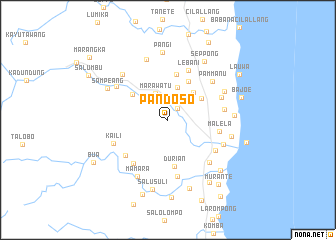 map of Pandoso