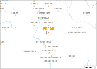 map of Pando