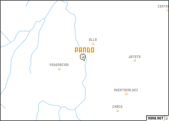 map of Pando