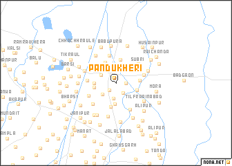 map of Pāndu Kheri