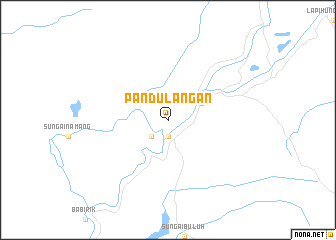 map of Pandulangan