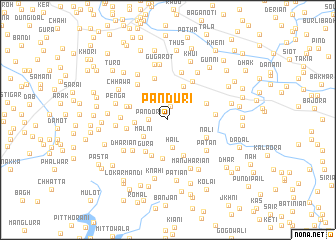 map of Panduri