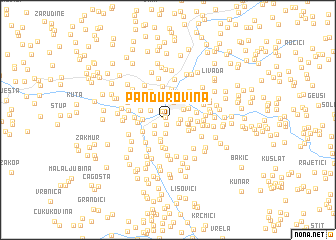 map of Pandurovina