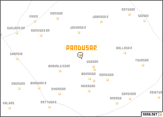 map of Pandusar