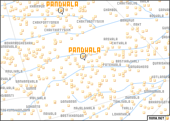 map of Pāndwāla