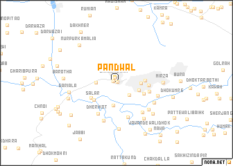map of Pandwāl