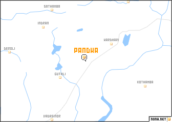 map of Pāndwa