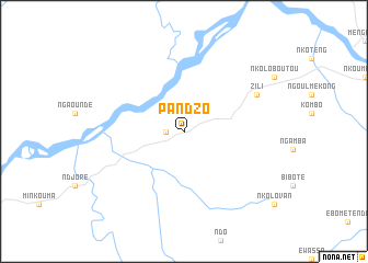 map of Pandzo