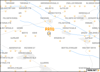 map of Pánd