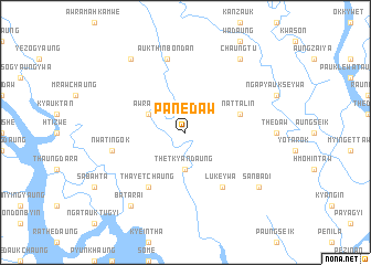 map of Panedaw