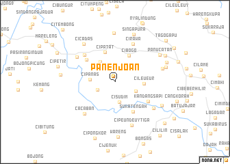 map of Panenjoan