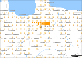 map of Panéthimos