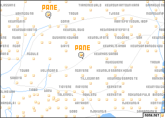 map of Pané