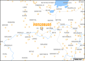 map of Pañgabuan