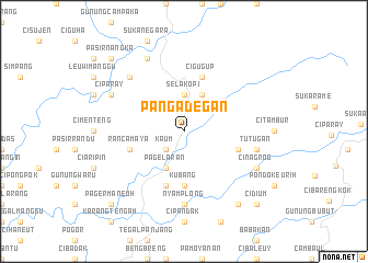 map of Pangadegan