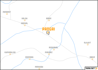 map of Pangai