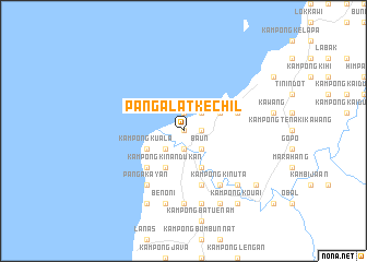 map of Pangalat Kechil