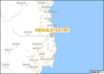 map of Pangalaycayan