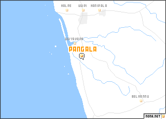 map of Pāngāla