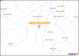 map of Pangandaran