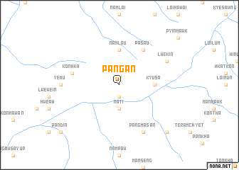 map of Pangan