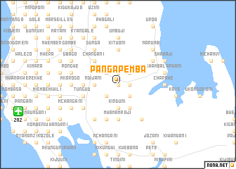 map of Panga Pemba