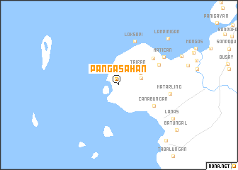 map of Pangasahan