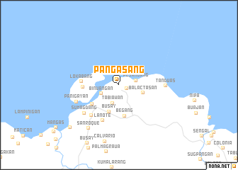 map of Pangasang