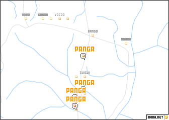 map of Panga