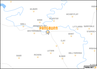 map of Pangburn