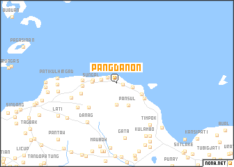 map of Pangdanon