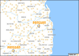 map of Pangdan