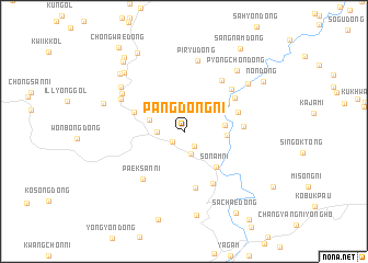 map of Pangdong-ni