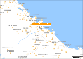 map of Pangdong-ni