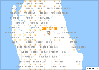 map of Pangeni