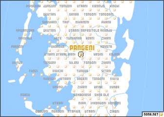 map of Pangeni