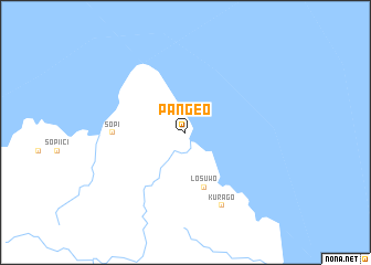 map of Pangeo