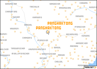 map of Panghak-tong