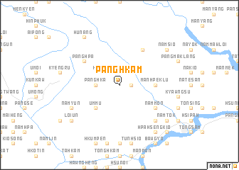 map of Pānghkam