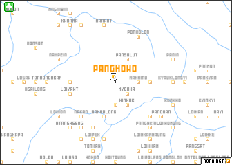 map of Pánghowo