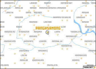 map of Panghsa-möng