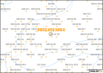 map of Panghsè-hpak