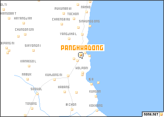 map of Panghwa-dong