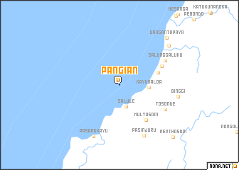 map of Pangian