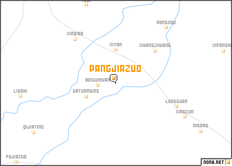 map of Pangjiazuo