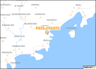 map of Pangjin-dong