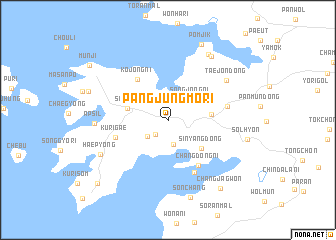 map of Pangjungmŏri